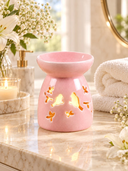 Pink Textured Ceramic Aroma OilDiffusers