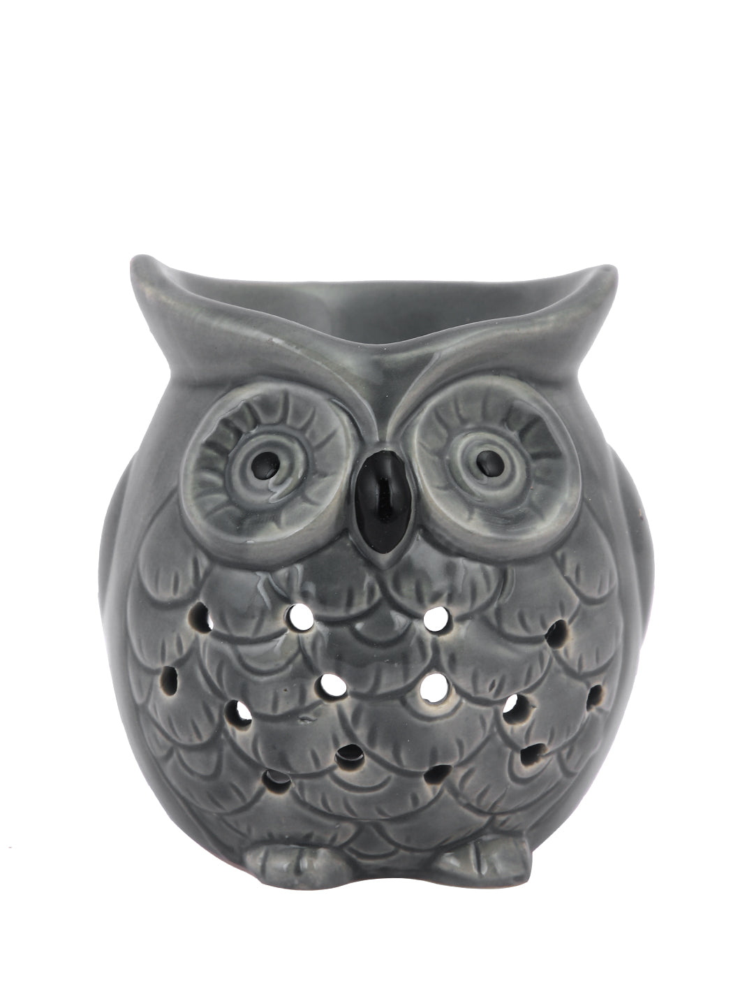 Grey & Black Ceramic Owl Aroma OilDiffusers
