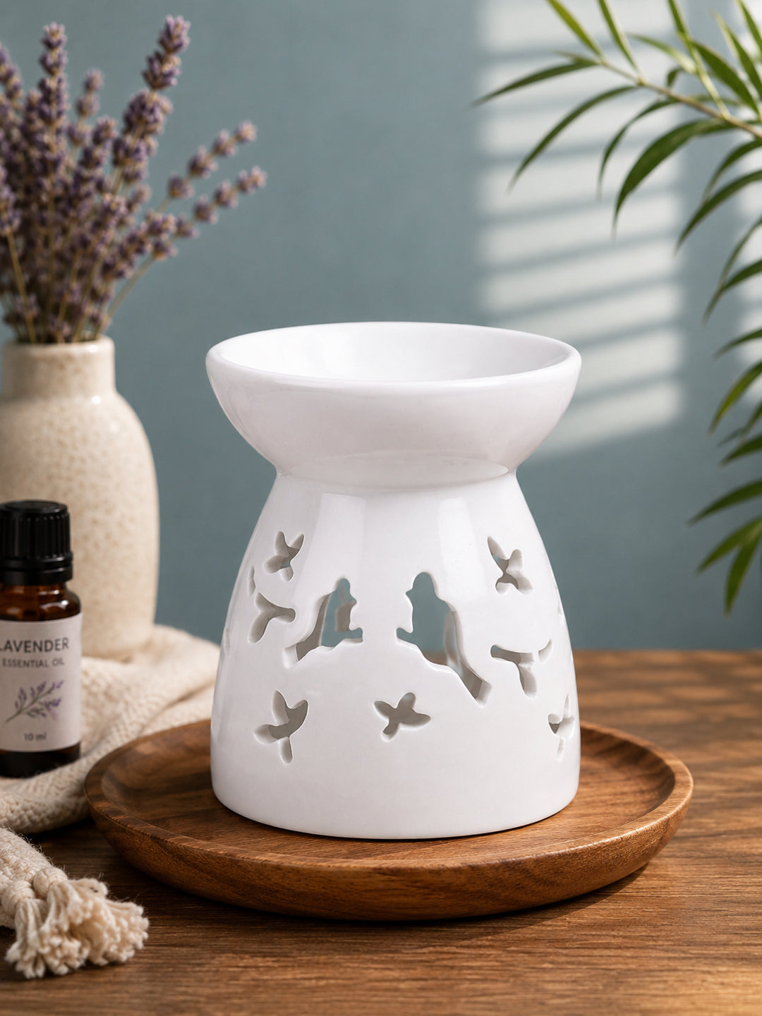 Artisanal Ceramic Scented Oil Burner for Modern Luxury Living