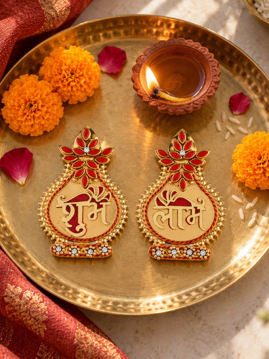Shubh Labh kalash wall DÃ©cor