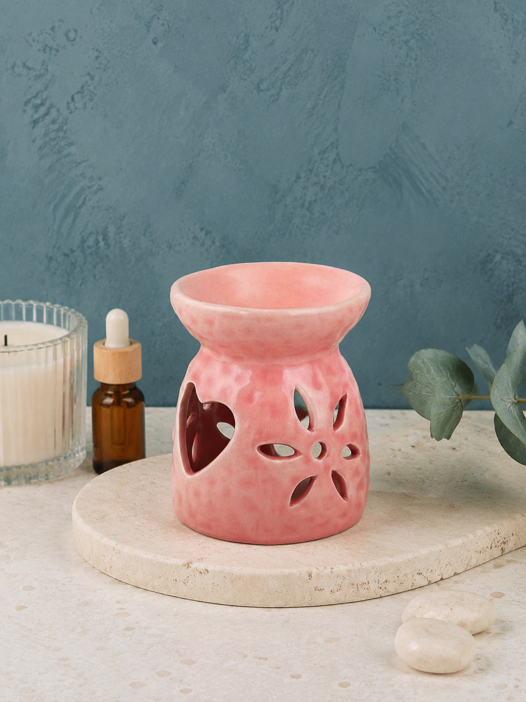 Pink Textured Ceramic Aroma OilDiffusers