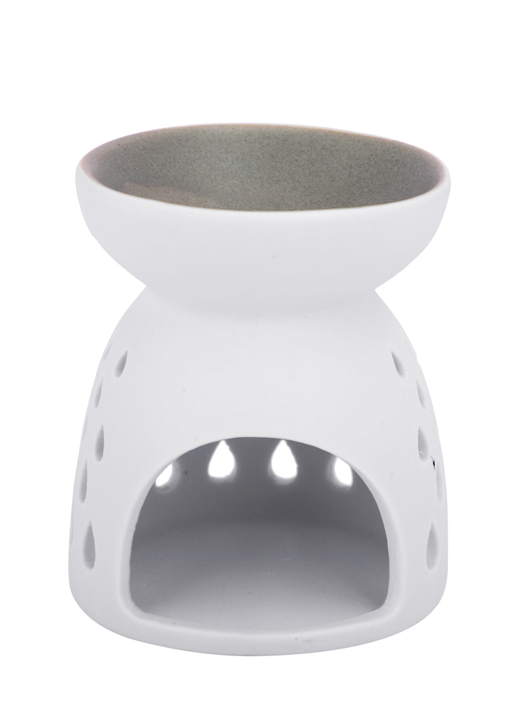 White Textured Ceramic Aroma OilDiffusers