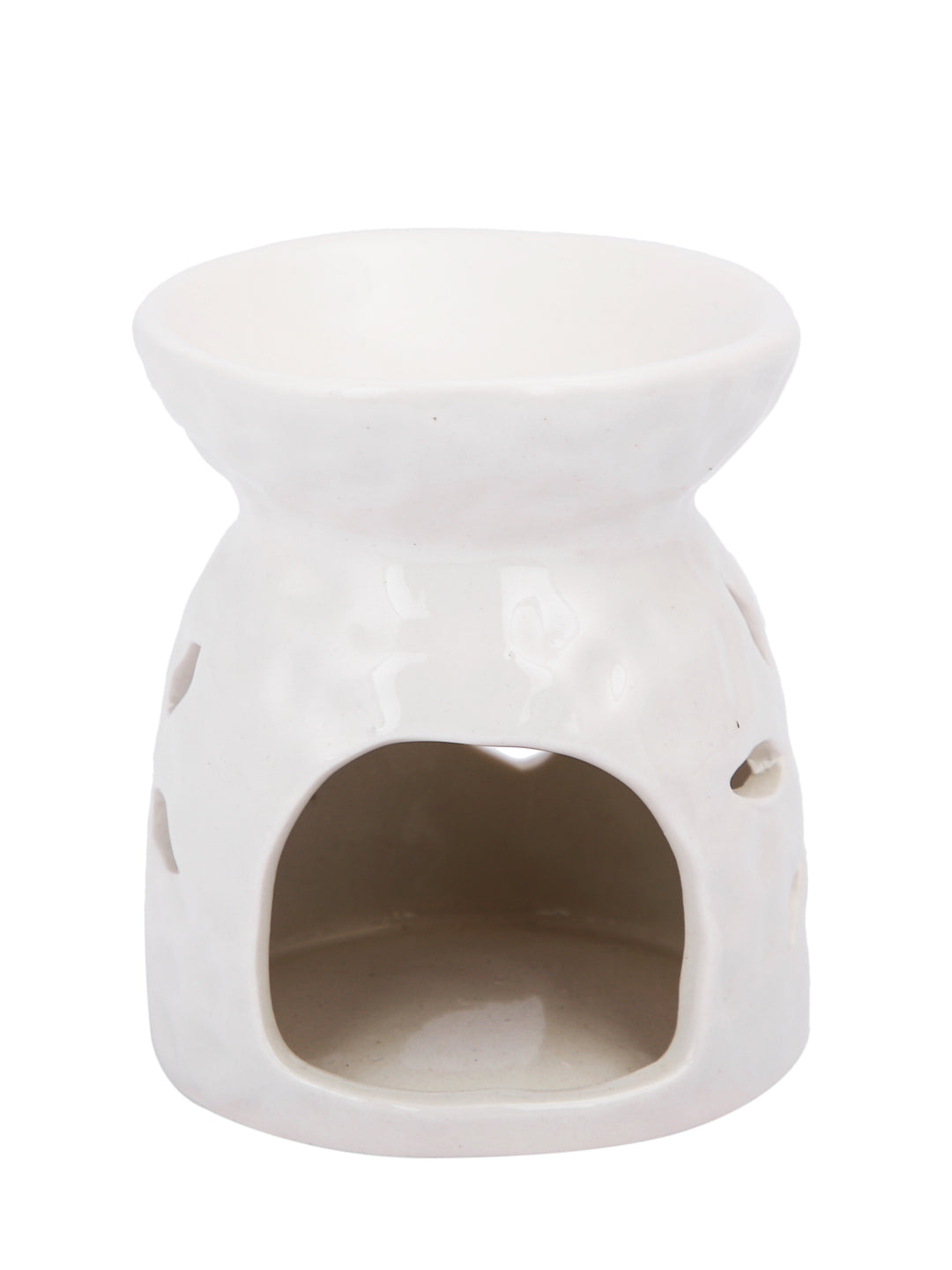 White Textured Ceramic Aroma OilDiffusers