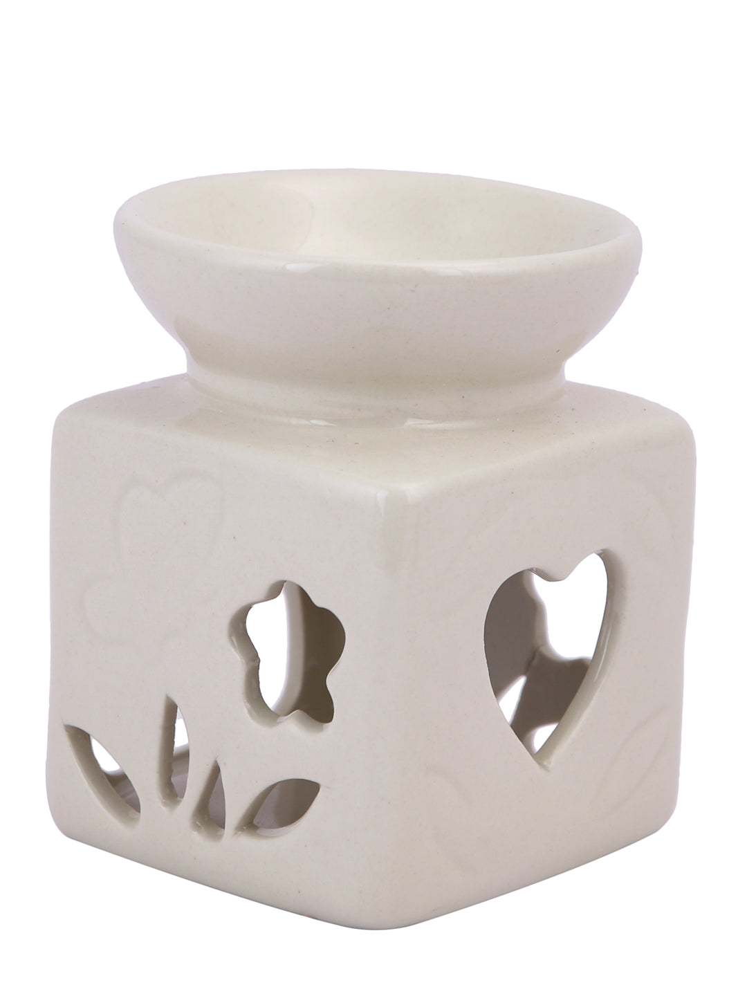 White Textured Ceramic Aroma OilDiffusers