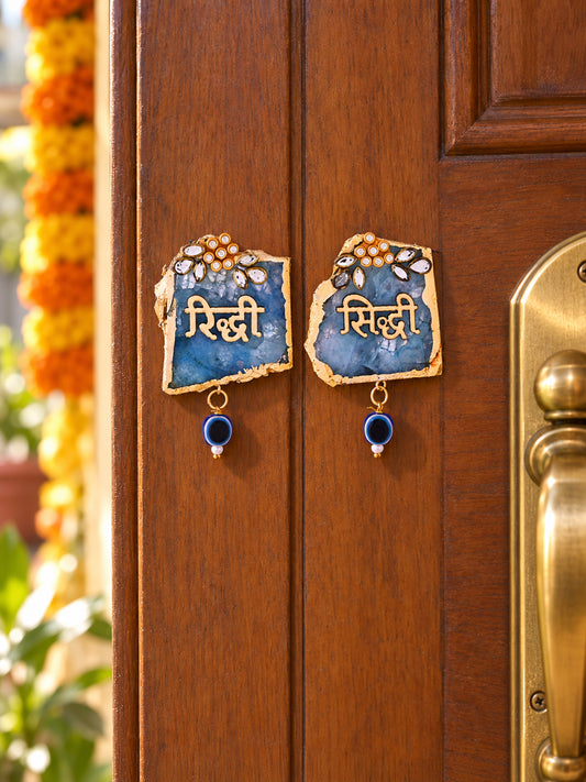 Siddhi Riddhi Agate Wall Hanging