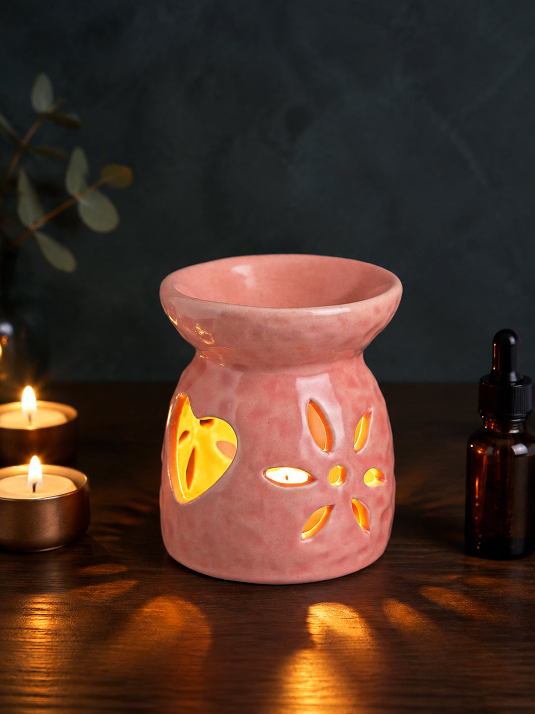 Pink Textured Ceramic Aroma OilDiffusers