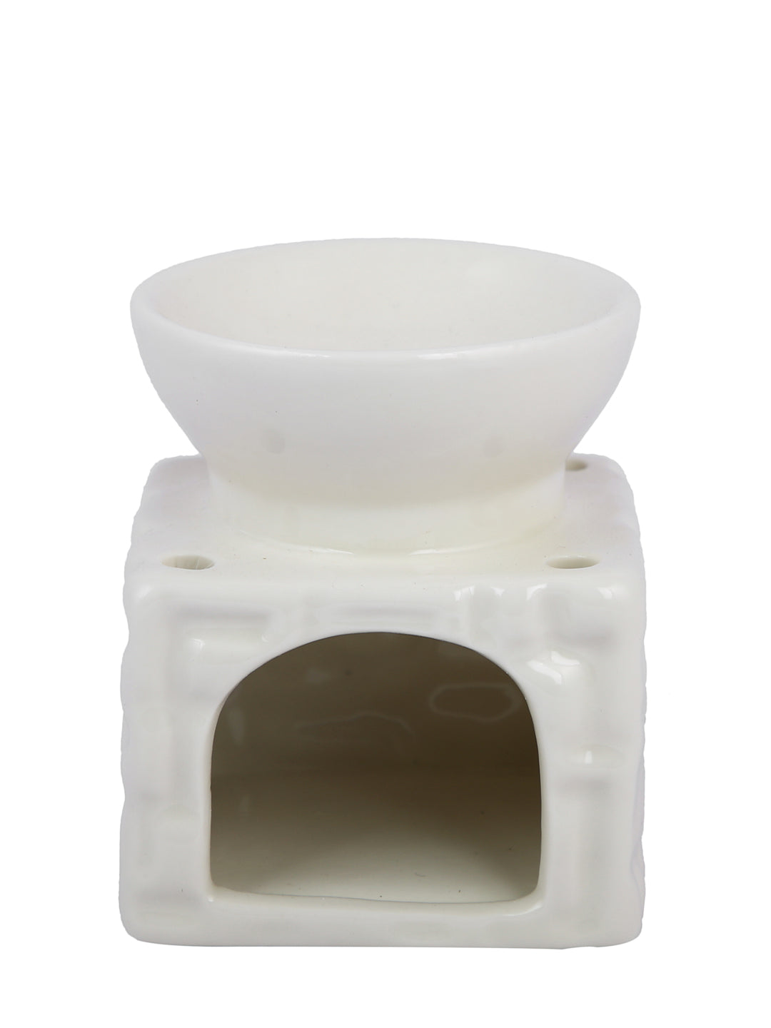 White Textured Ceramic Aroma OilDiffusers
