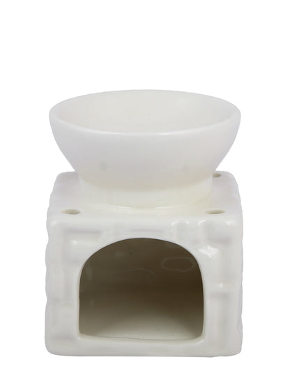 White Textured Ceramic Aroma OilDiffusers