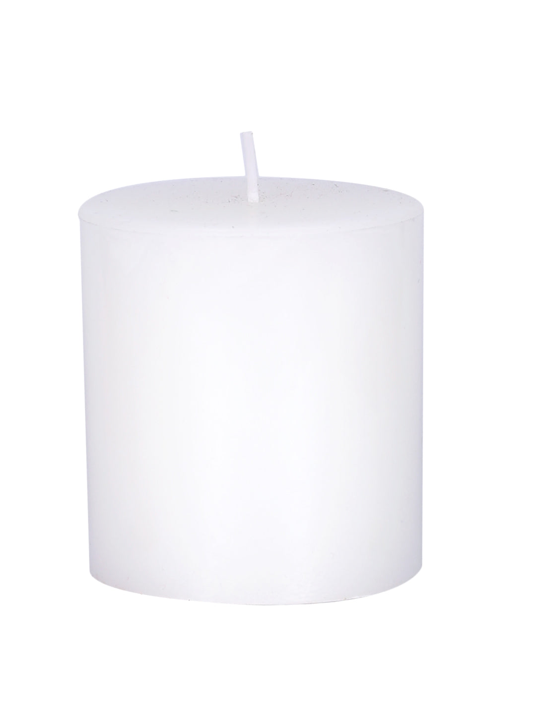 Set of 2 White Pillar Candles