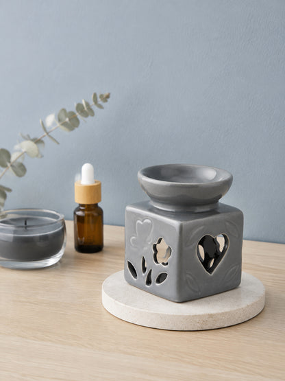 Grey Textured Ceramic Aroma OilDiffusers