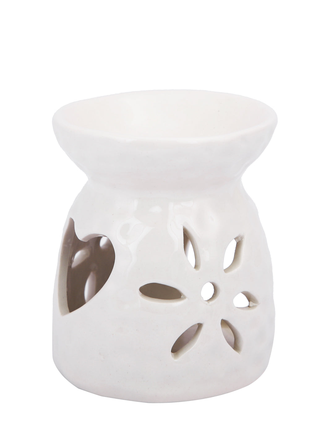 White Textured Ceramic Aroma OilDiffusers
