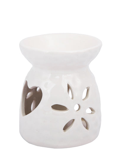 White Textured Ceramic Aroma OilDiffusers