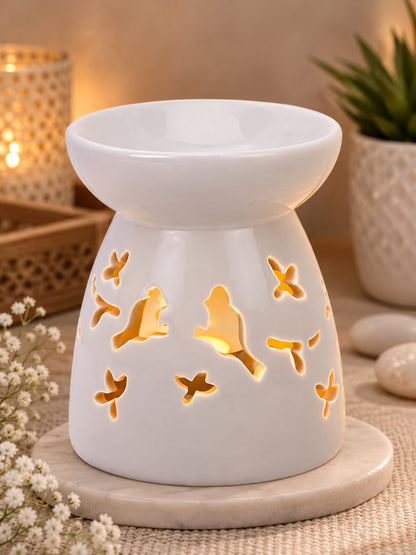 Artisanal Ceramic Scented Oil Burner for Modern Luxury Living