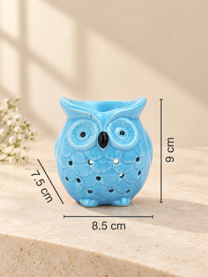 Blue & Black Ceramic Owl Aroma OilDiffusers