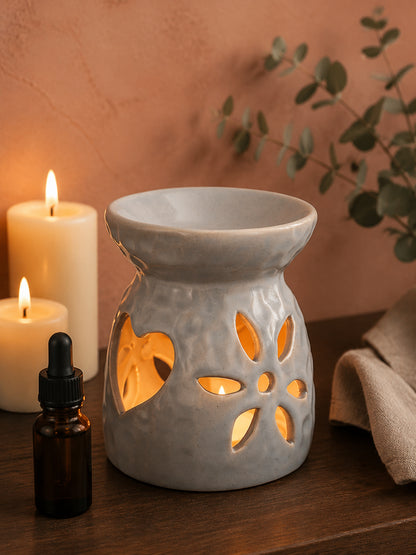 Grey Textured Ceramic Aroma OilDiffusers