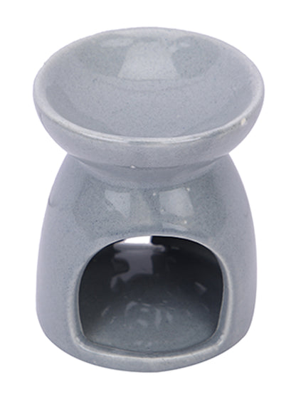 Modern Ceramic Aroma Oil Burner Featuring Elegant Jaali Design