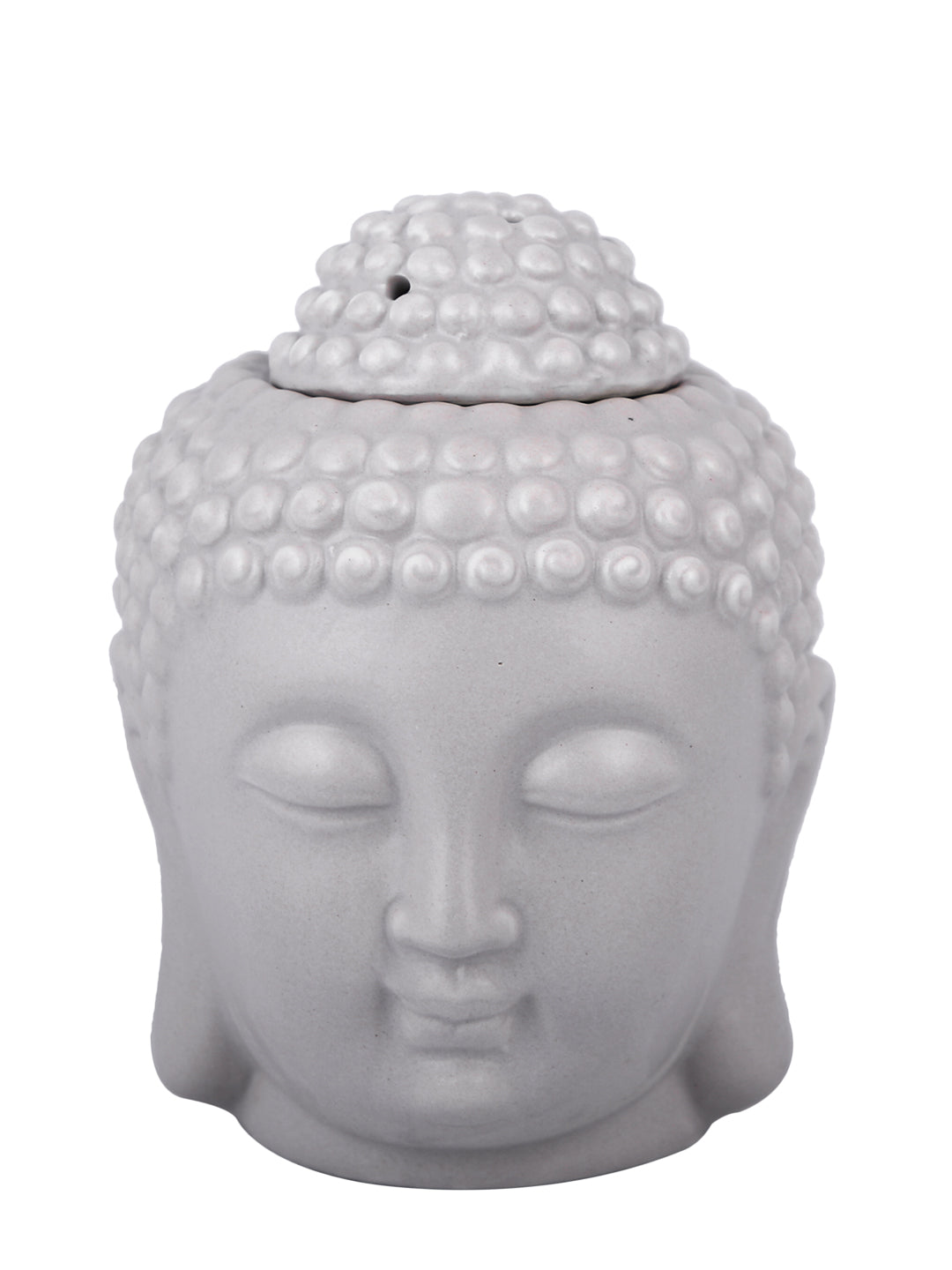 Grey Textured Zen Gradient Buddha Head Diffuser