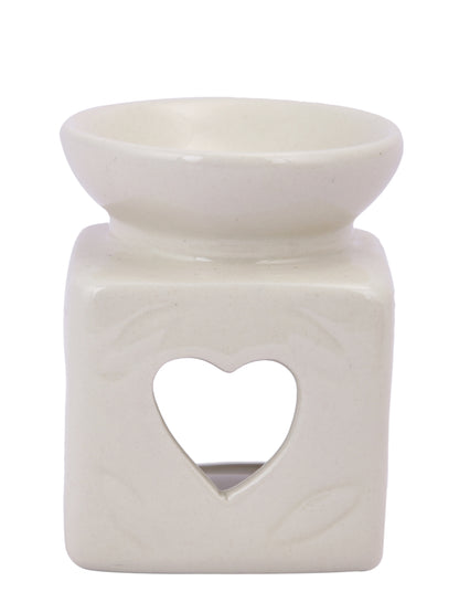 White Textured Ceramic Aroma OilDiffusers
