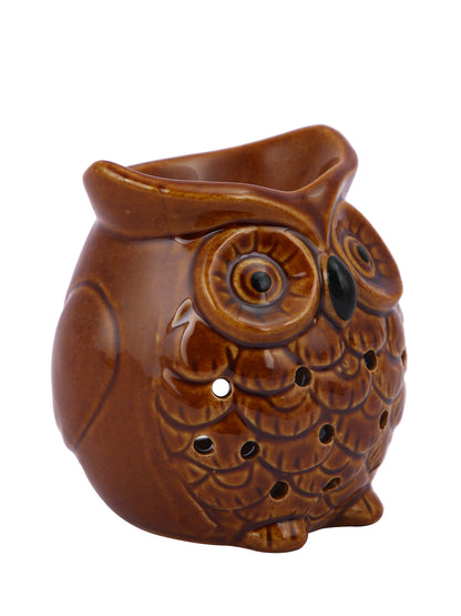 Brown Ceramic Owl Aroma OilDiffusers