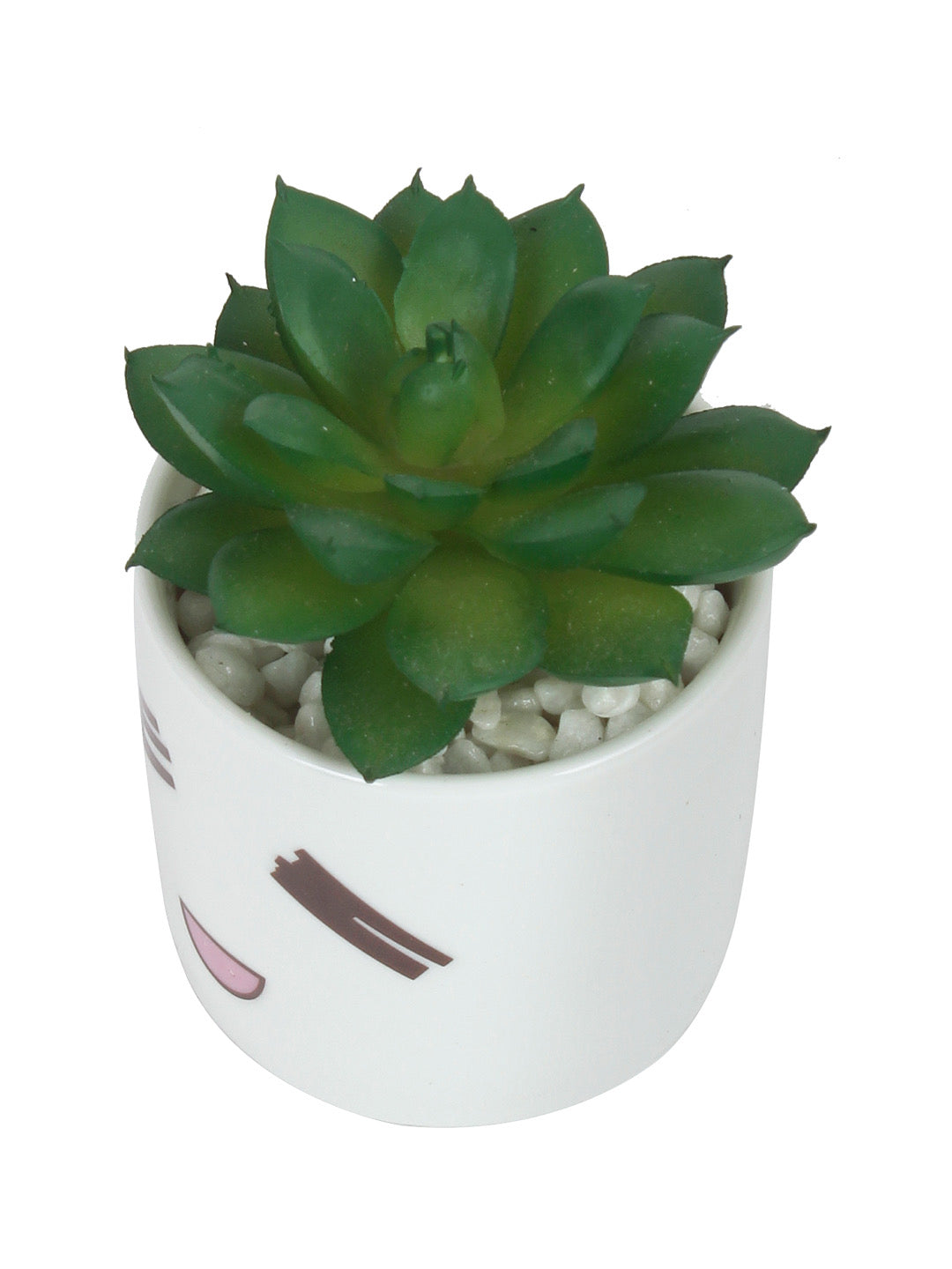 Green Bonsai Plant With White Pot - Default Title (APL20172E)