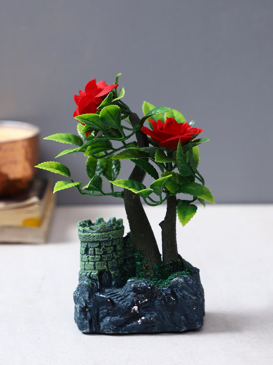 Green and Red Vibrant Bonsai Plant - Default Title (APL20204)