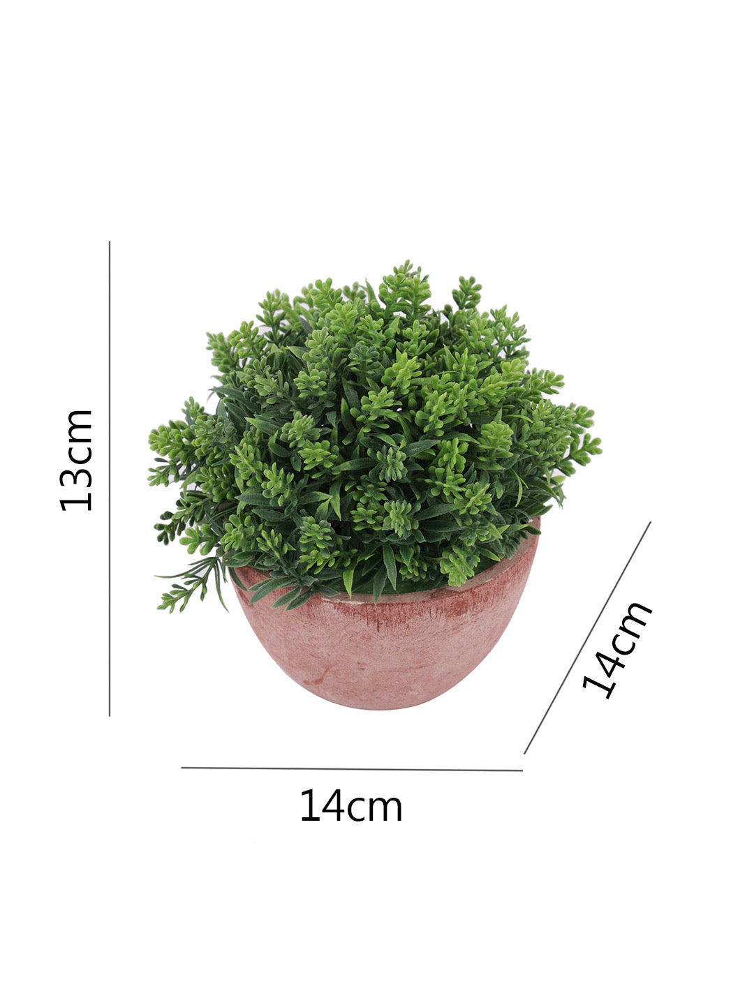 Natural touch Green Indore Artificial Plant with Pot Set of 2 - Default Title (APL2073A_2)