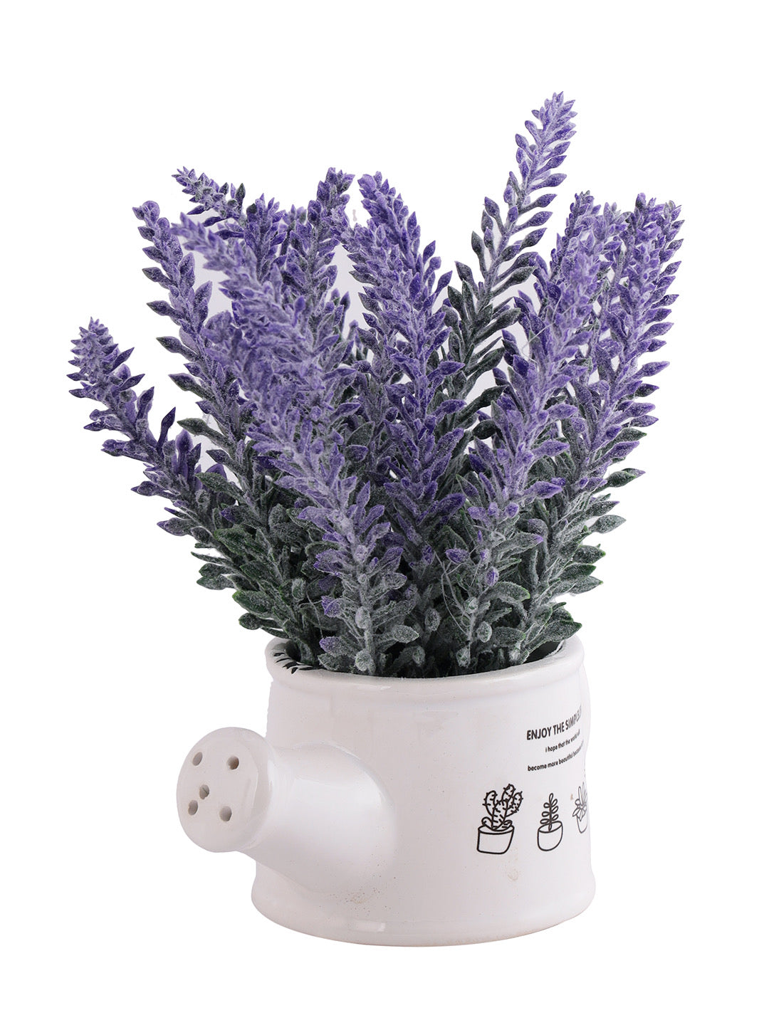 Blue Artificial Plant with Ceremic Pot - Default Title (APL2208)