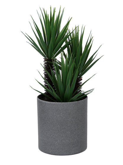 Artificial Yucca Plant with Ceramic Pot - Default Title (APL22397)