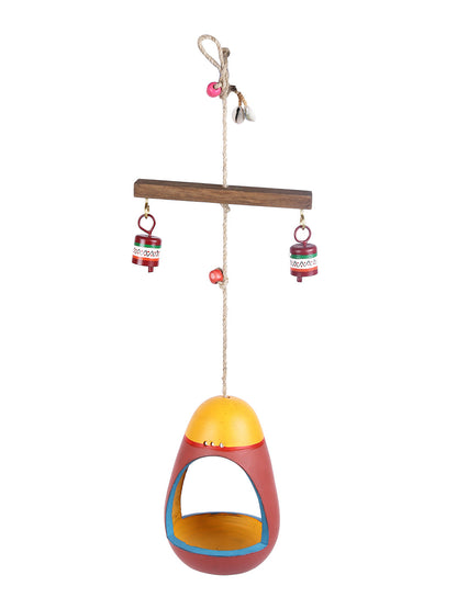 Red Hanging Candle Holder - Default Title (BIR2102)