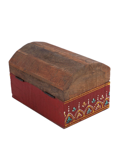 Wooden Handpainted Box/Organizer - Default Title (BOXJM22172)