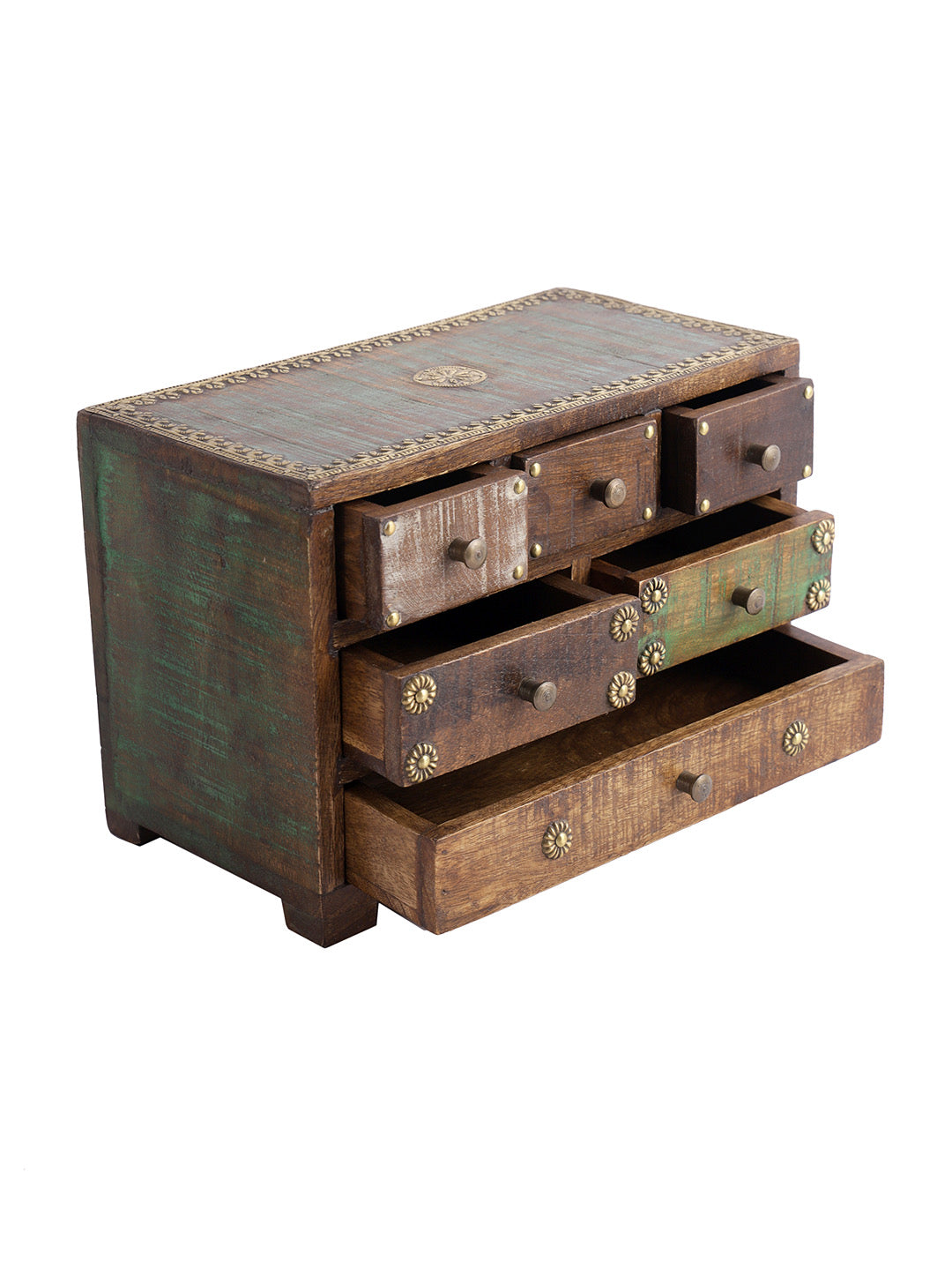 Vintage Rustic Style Wooden Drawer - Default Title (BOXJM2249)