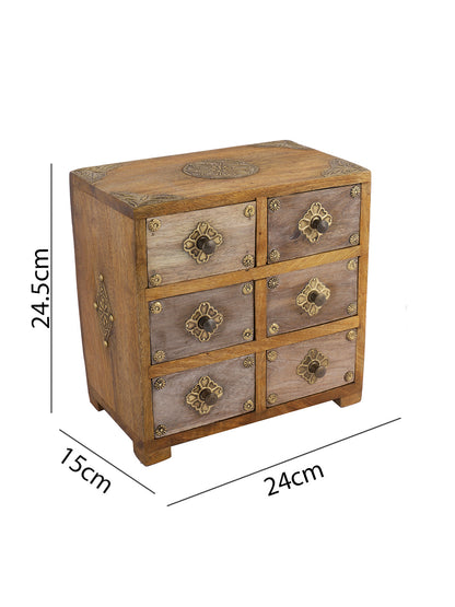 Rustic Wooden Drawer - Default Title (BOXJM2250)