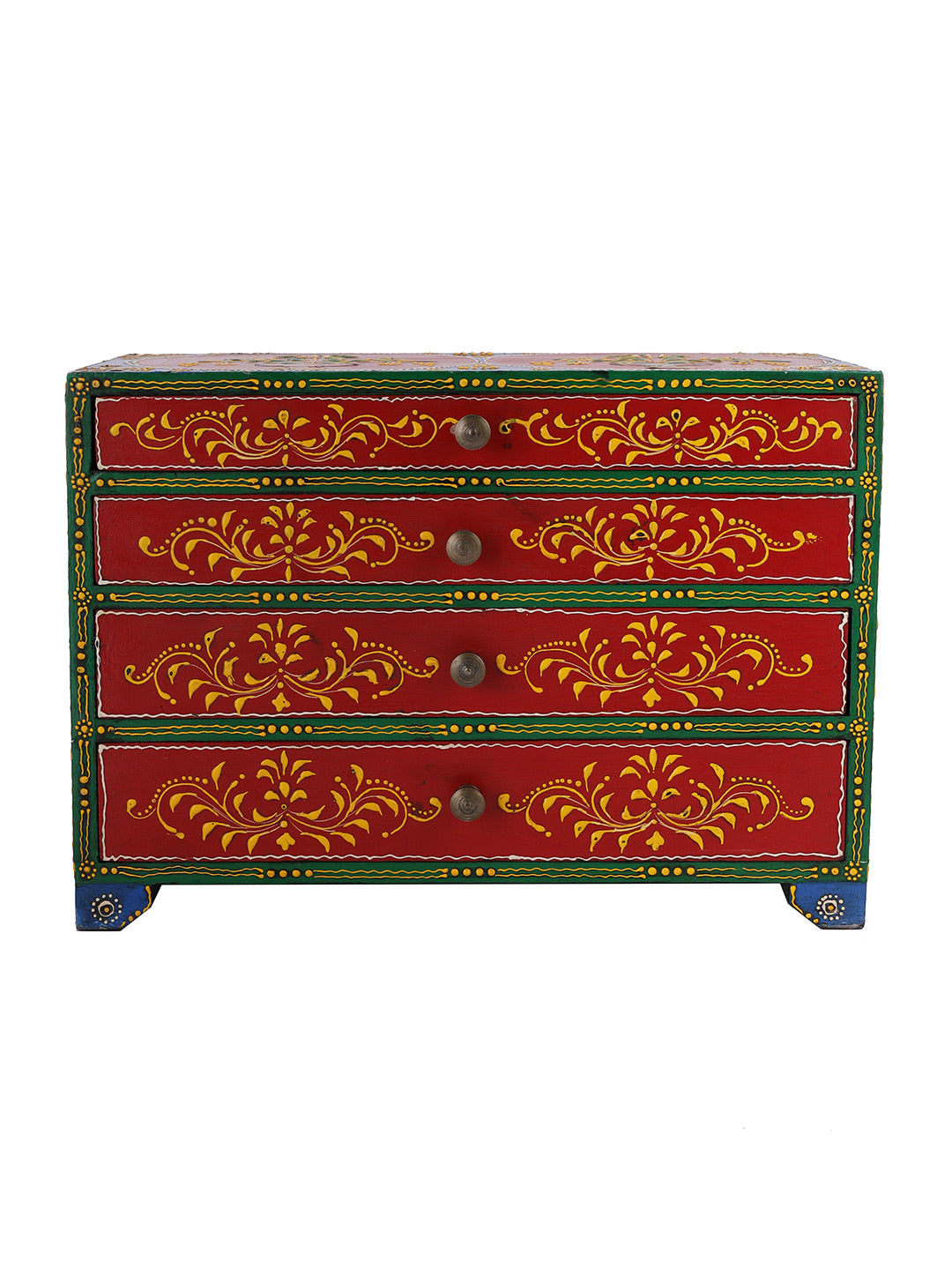 Handpainted Chest of Drawers - Default Title (BOXJM2263)