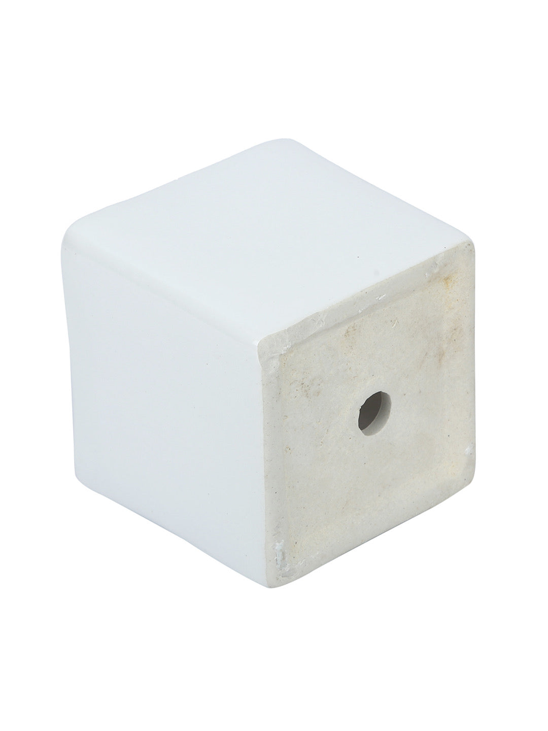 White Square Shaped Planter Pot - Default Title (CERF2186)