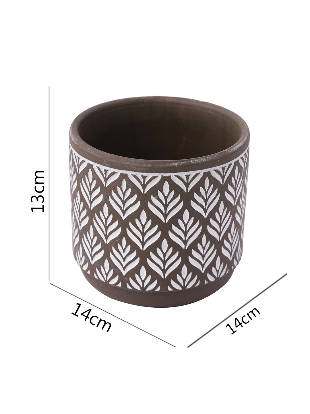 Classy and Chic Brown Hue Planter - Default Title (CH210053)