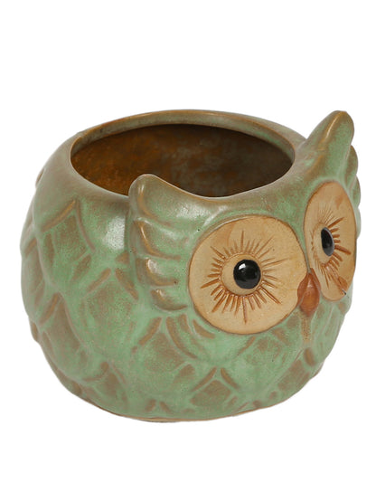 Green Ceramic Flower Vase - Default Title (CH22388)