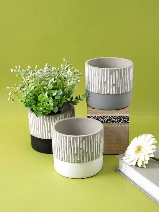 Set of 3 Indoor Planter - Default Title (CHC22321_3)