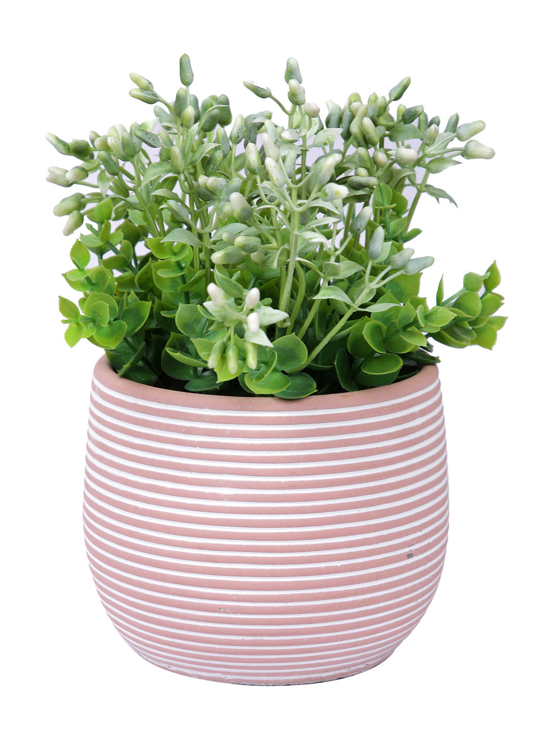 Spiral Texture Ceramic Pink Planter - Default Title (CHC22337PI)