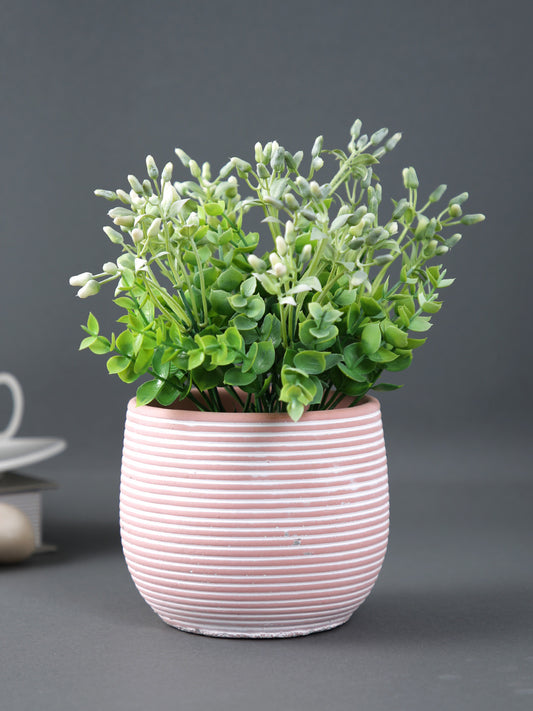 Spiral Texture Ceramic Pink Planter - Default Title (CHC22337PI)