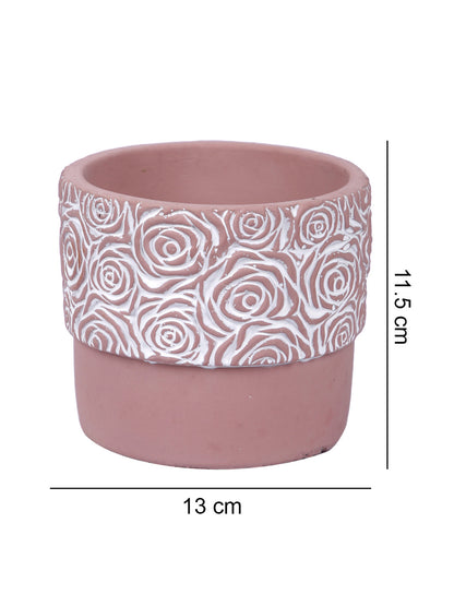 Flower Texture Ceramic Planter - Default Title (CHC22341PI)