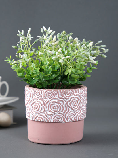 Flower Texture Ceramic Planter - Default Title (CHC22341PI)