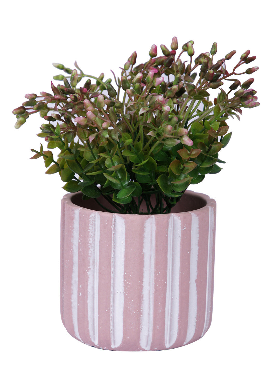 Fluted Pattern Ceramic Planter - Default Title (CHC22349PI)