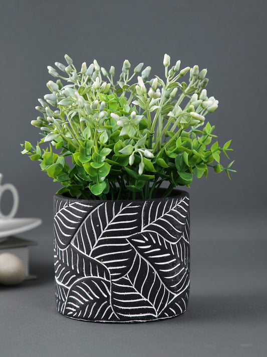 Textured Black Planter - Default Title (CHC22353BL)