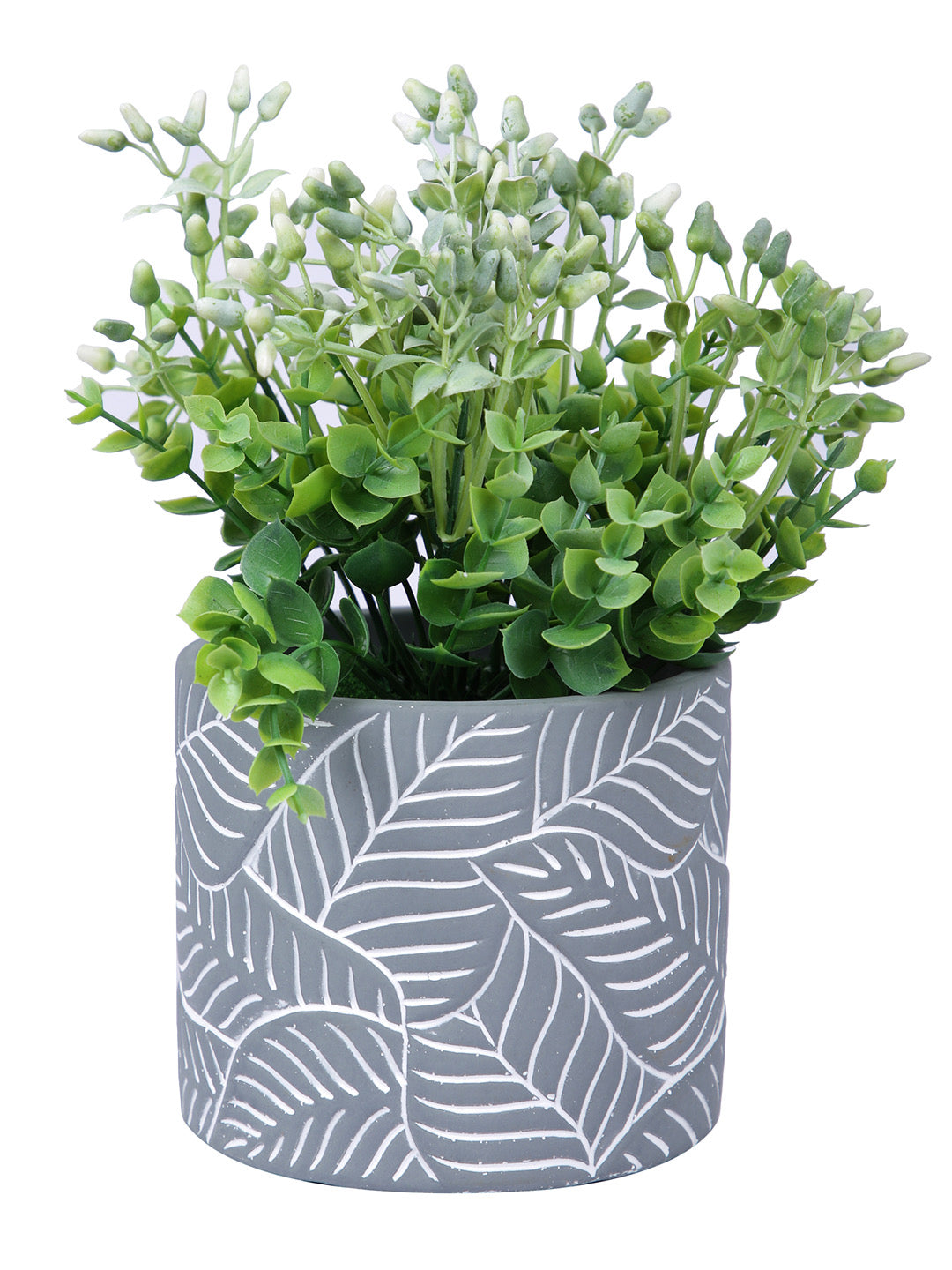 Leaf Textured Planter - Default Title (CHC22353GRA)