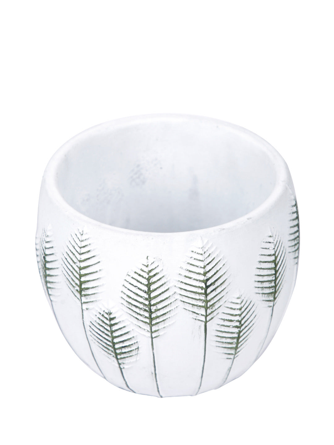 Leaf Pattern Indoor Planter - Default Title (CHC22365GR)