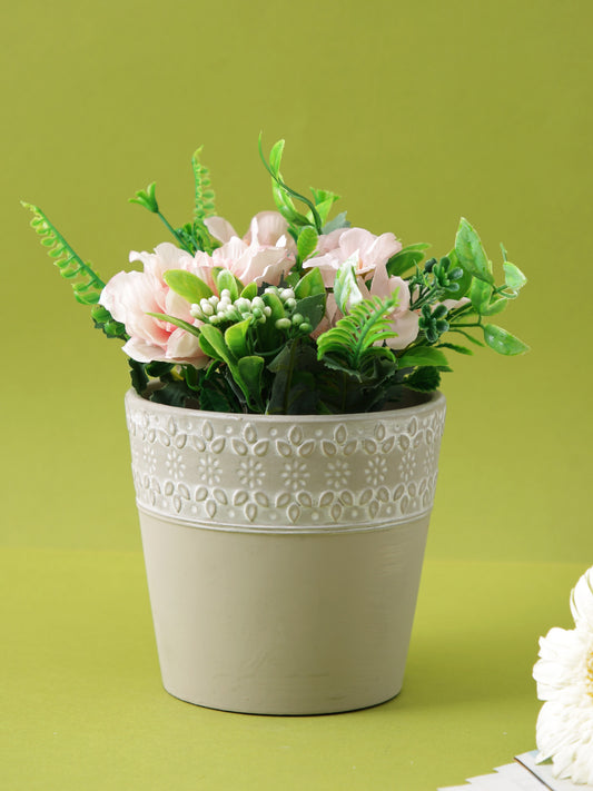 Dual Tone Ceramic Planter - Default Title (CHC22377A)