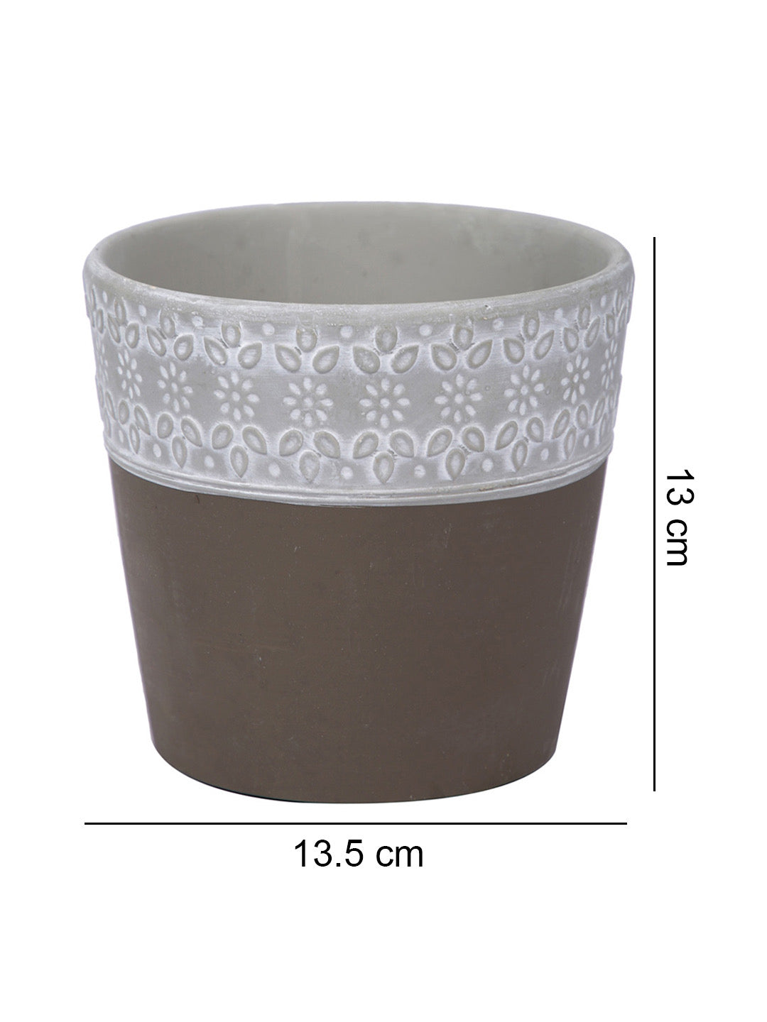 Dual Shade Ceramic Planter - Default Title (CHC22377C)