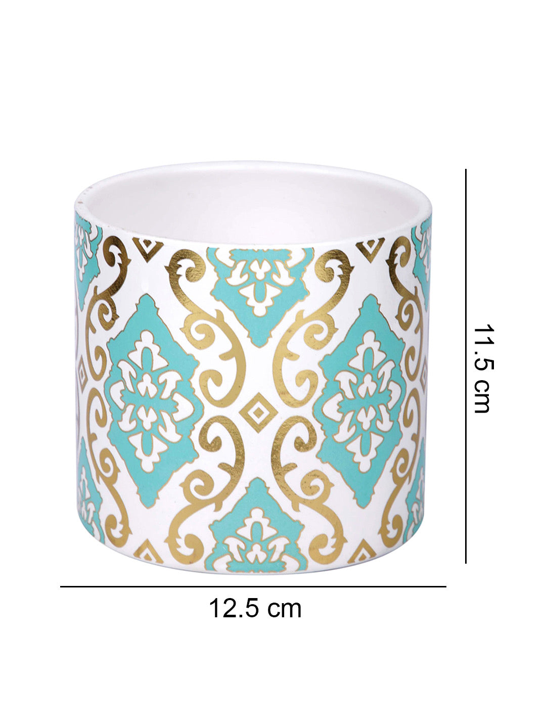 Printed Ceramic Planter Pot - Default Title (CHC22381A)