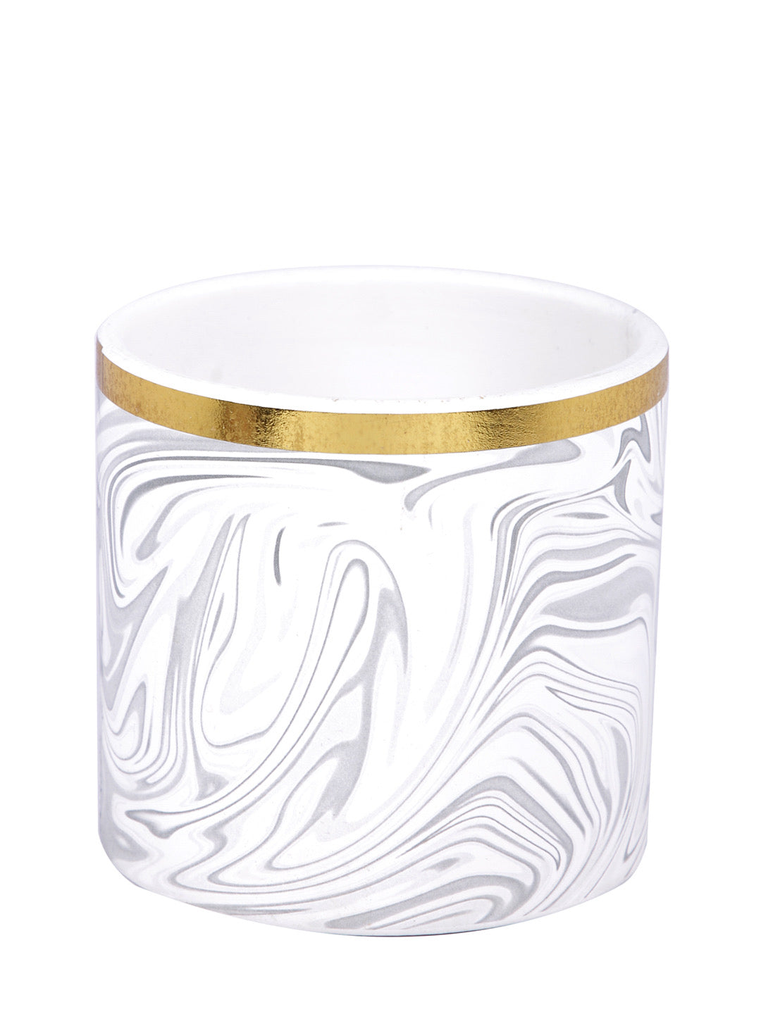 Ceramic Planter with Abstract Pattern - Default Title (CHC22385A)