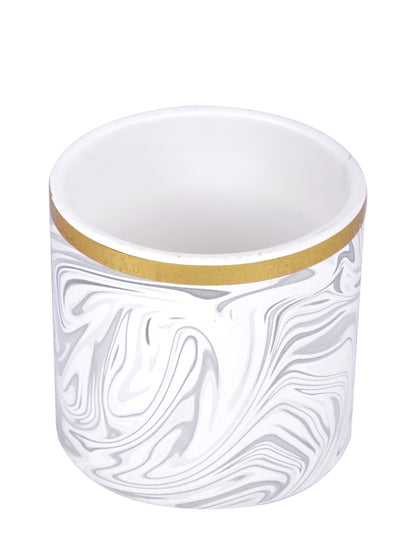 Ceramic Planter with Abstract Pattern - Default Title (CHC22385A)